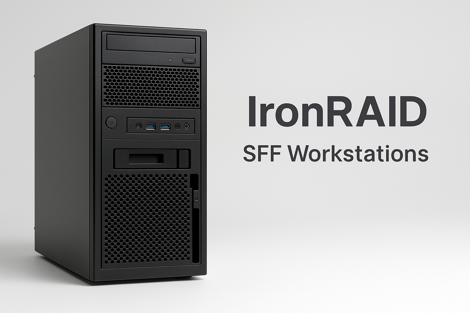 IronRAID Small Form Factor Workstation