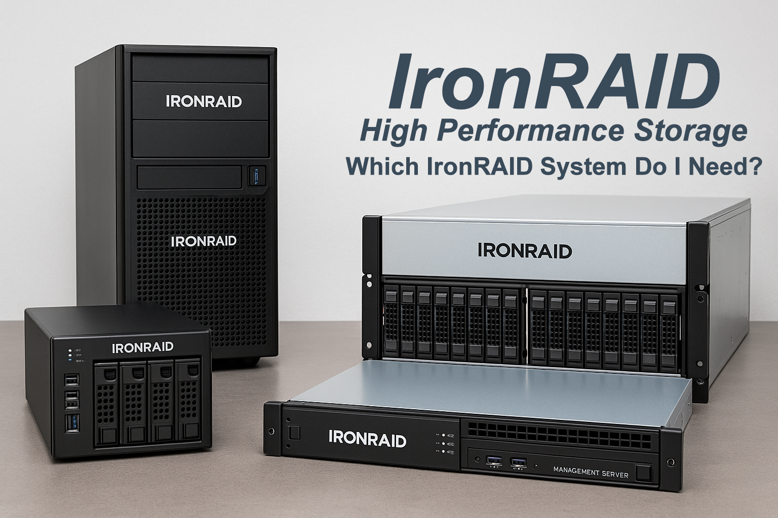 Which IronRAID system do I need?